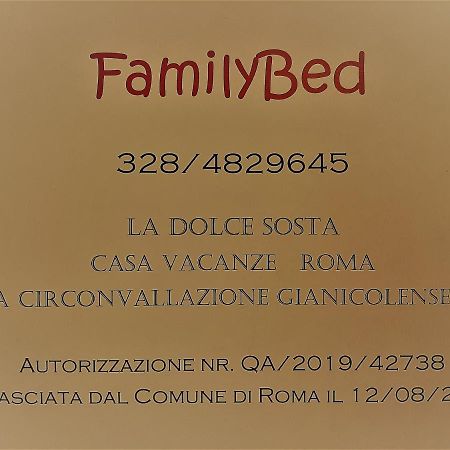 Familybed Roma Monteverde-Vaticano Exterior foto